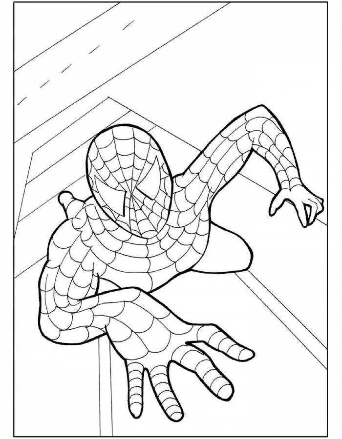 Spiderman coloring book for kids
