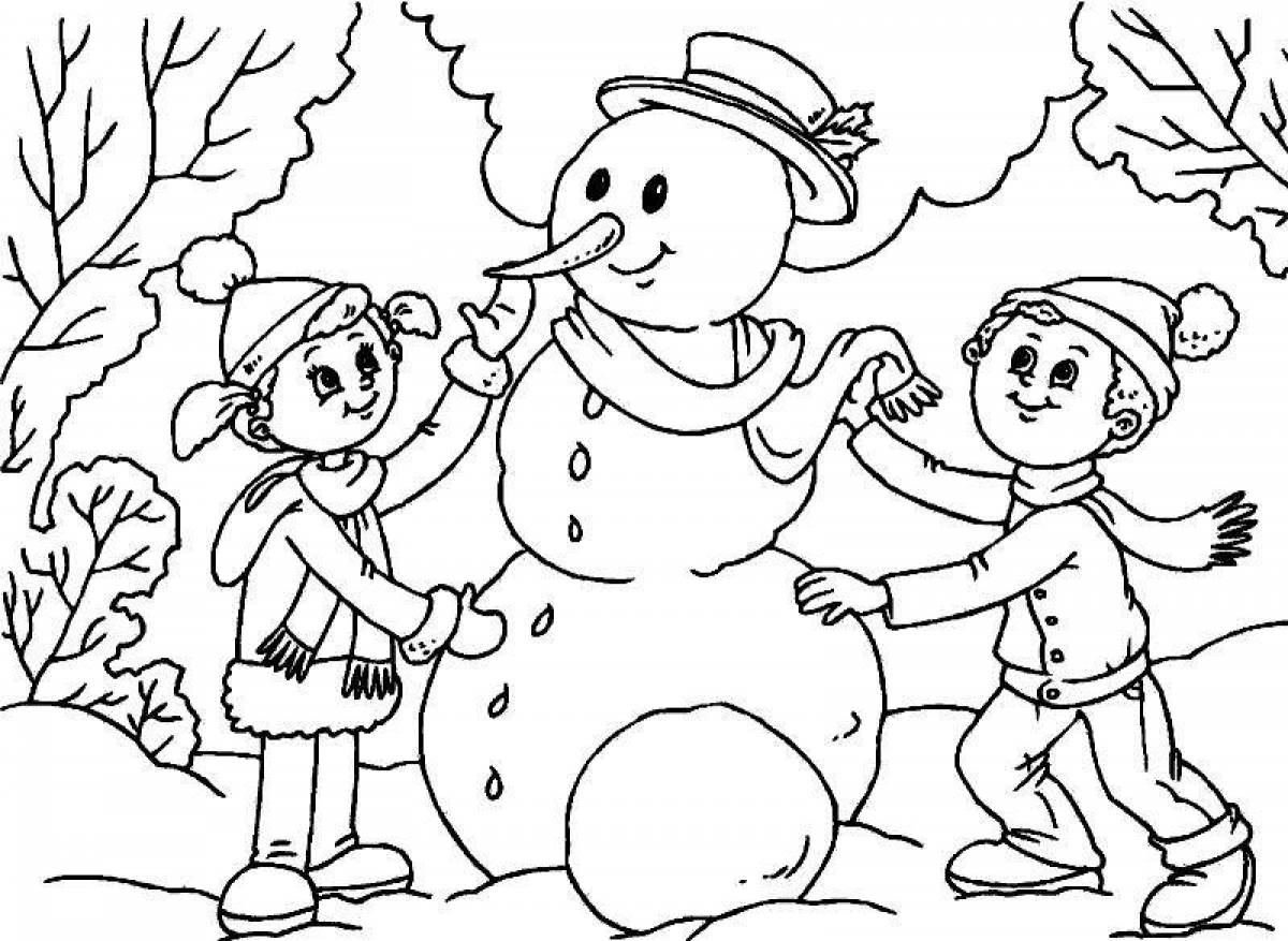 Kys colorful coloring page