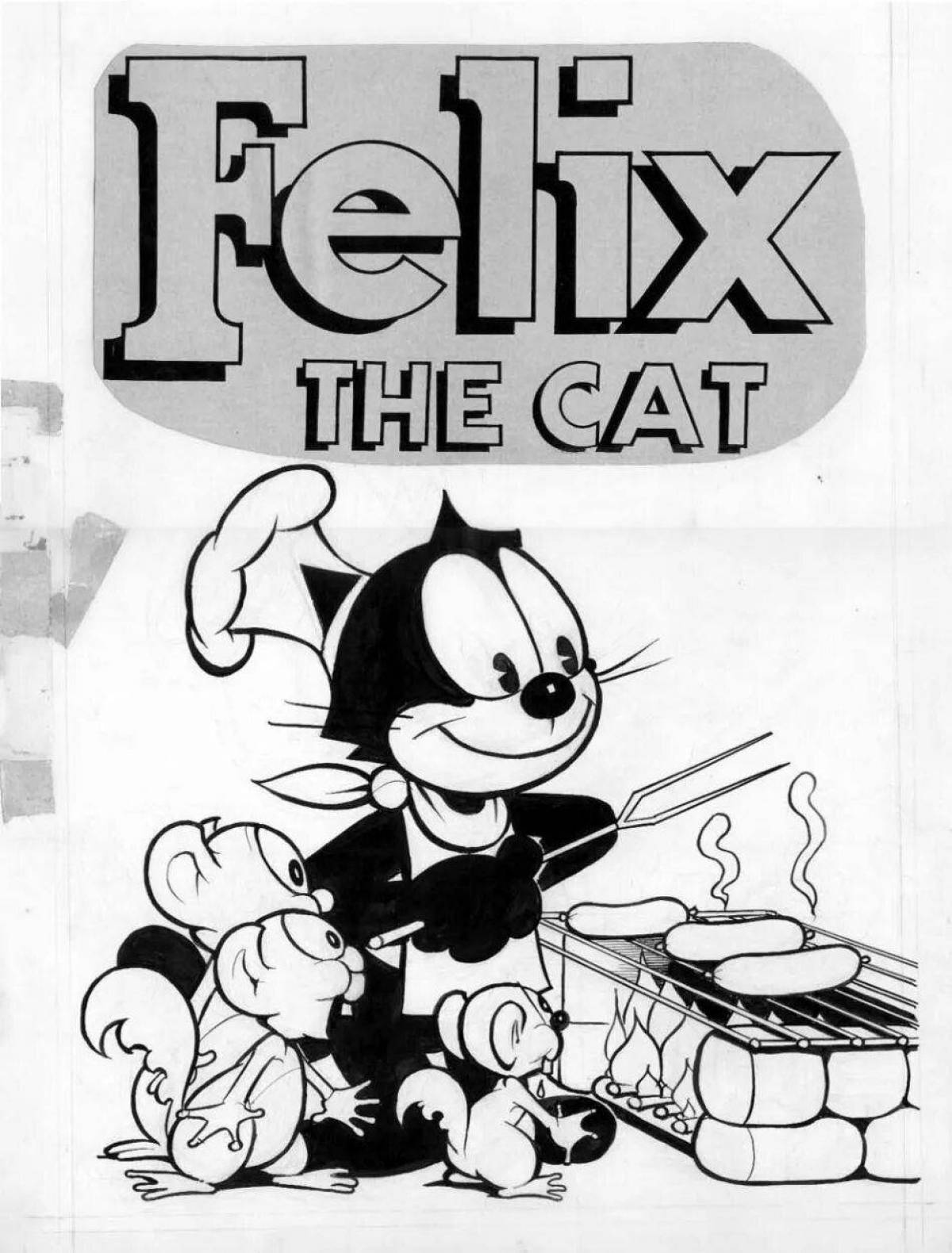 Felix coloring book
