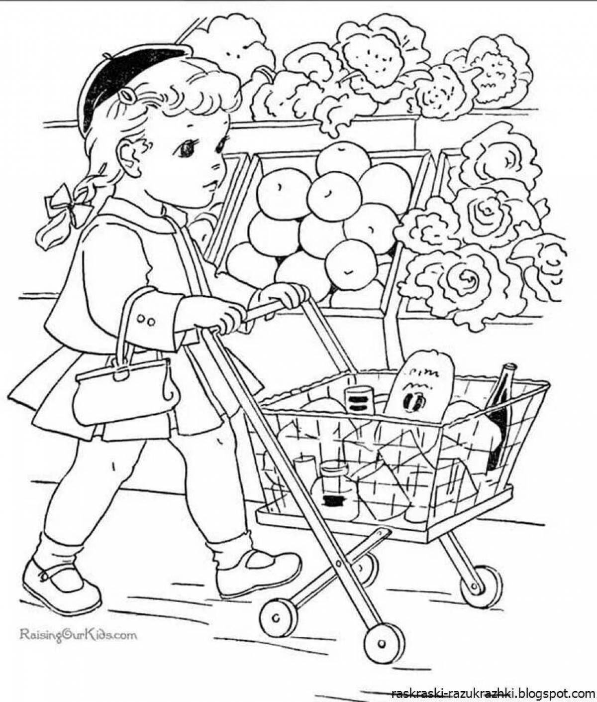 Shop for colorful coloring books for students