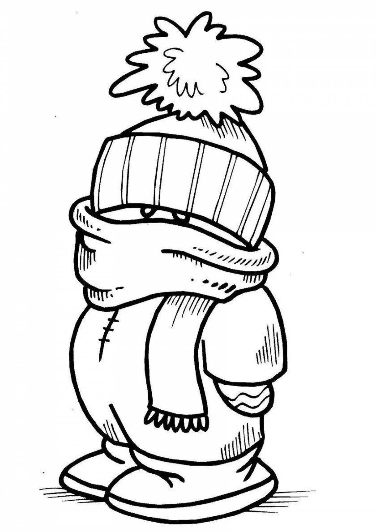Зимняя шапка для детей #4