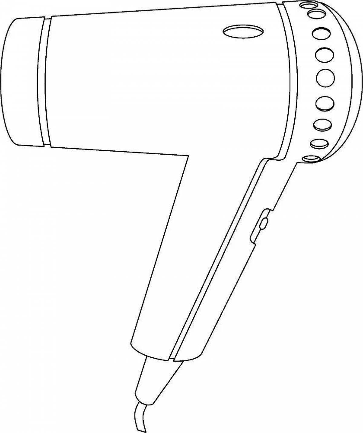 Шаблон техник. Раскраска фен. Бытовая техника раскраска для детей. Фен раскраска для детей. Бытовая Ника разукрасска.