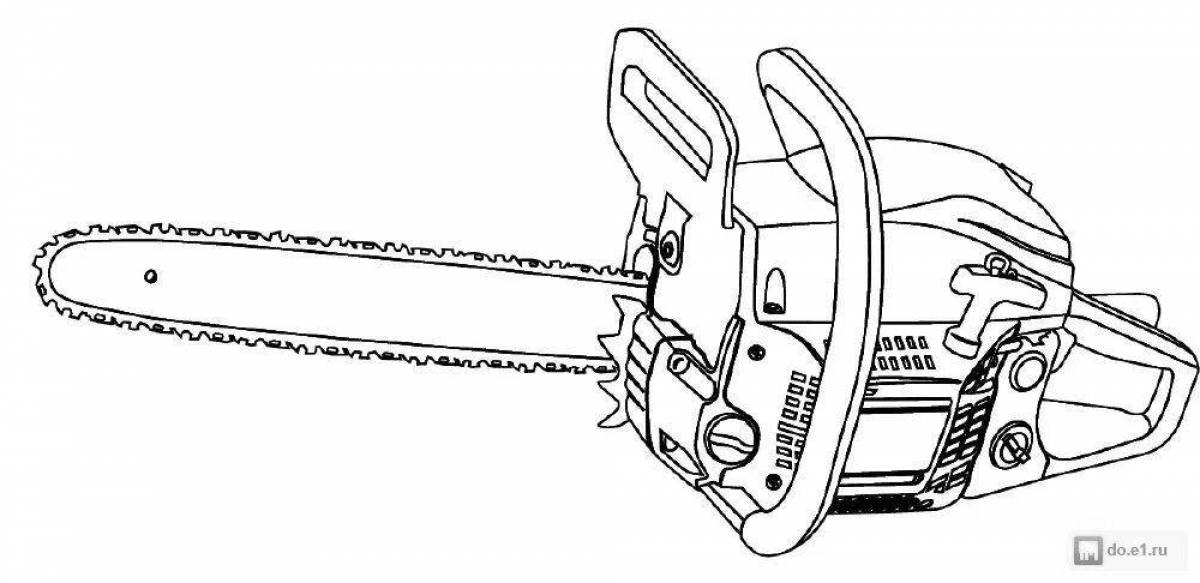 Бензопила рисунок. Бензопила штиль вид сбоку. Бензопила вид сбоку чемпион. Бензопила раскраска. Раскраска инструменты бензопила.