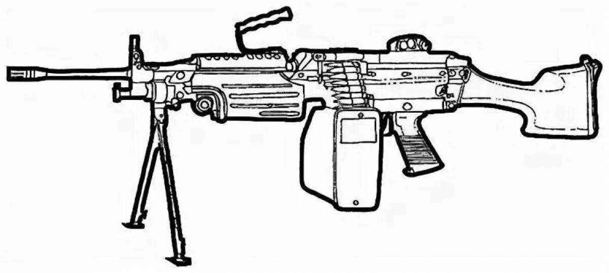 Военное оружие рисунок для детей