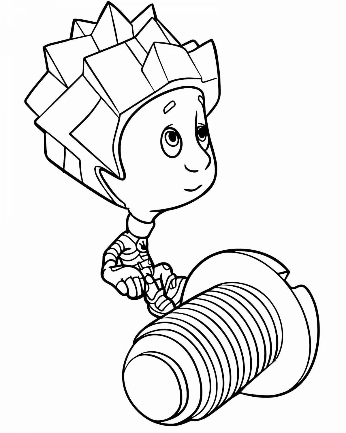 Adorable fixies coloring pages for kids