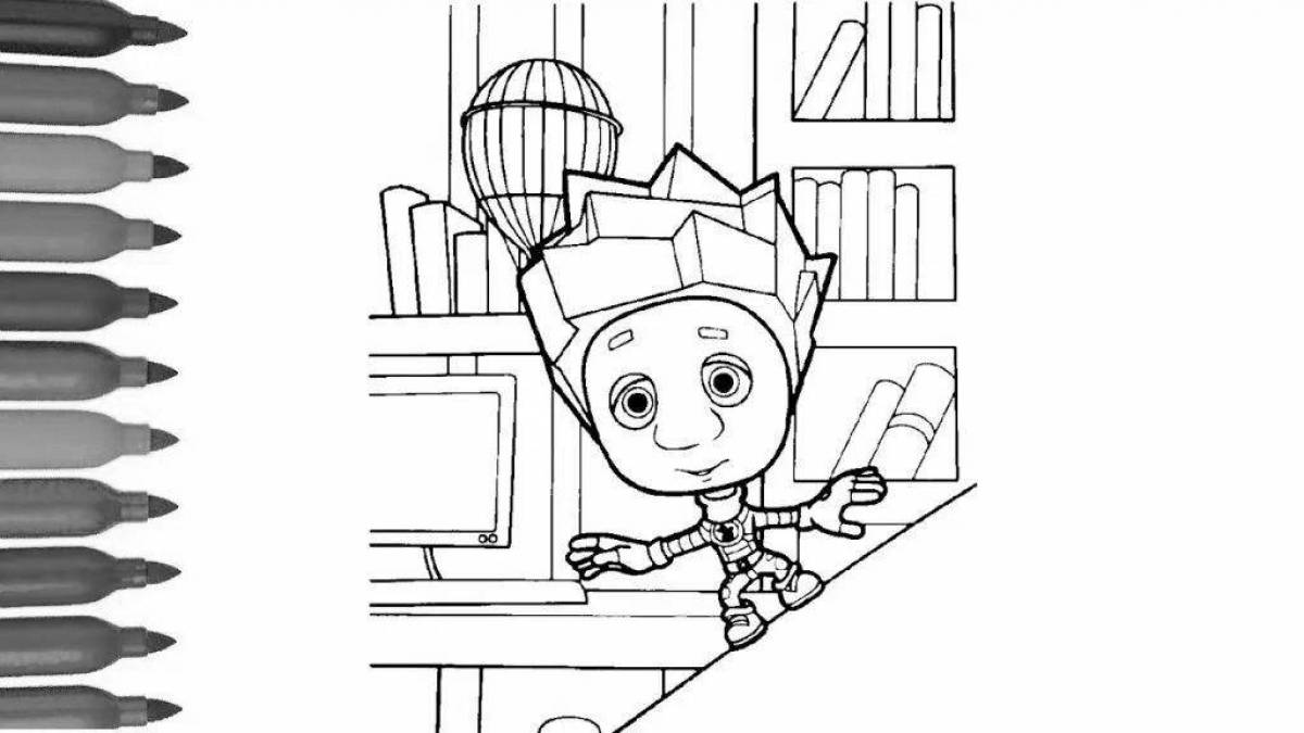 Fancy fixies coloring pages for kids