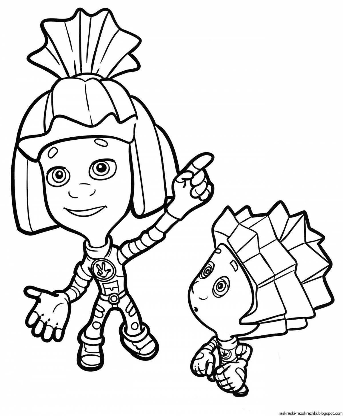 Shiny Fixies Coloring Pages for Toddlers