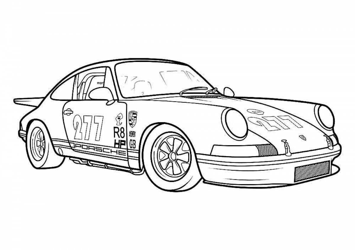 Porsche Grandiose Coloring