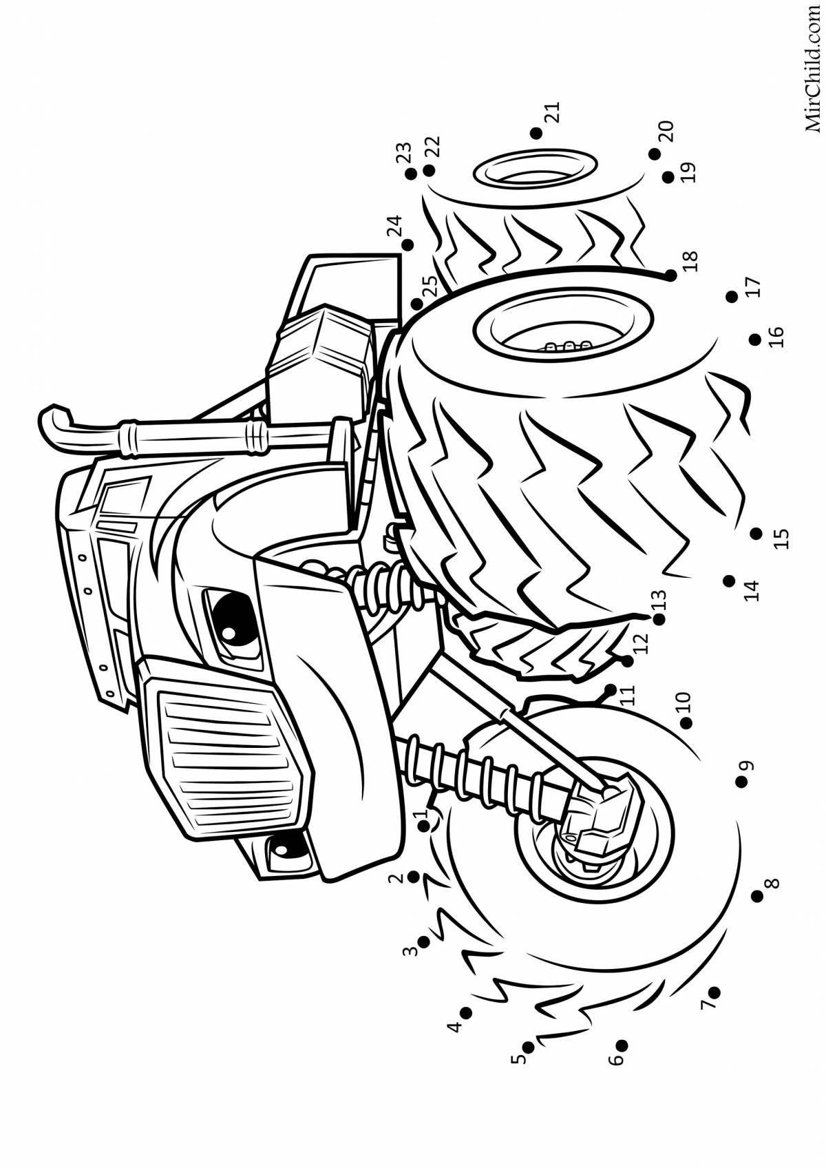 Bright Crushed Coloring Page