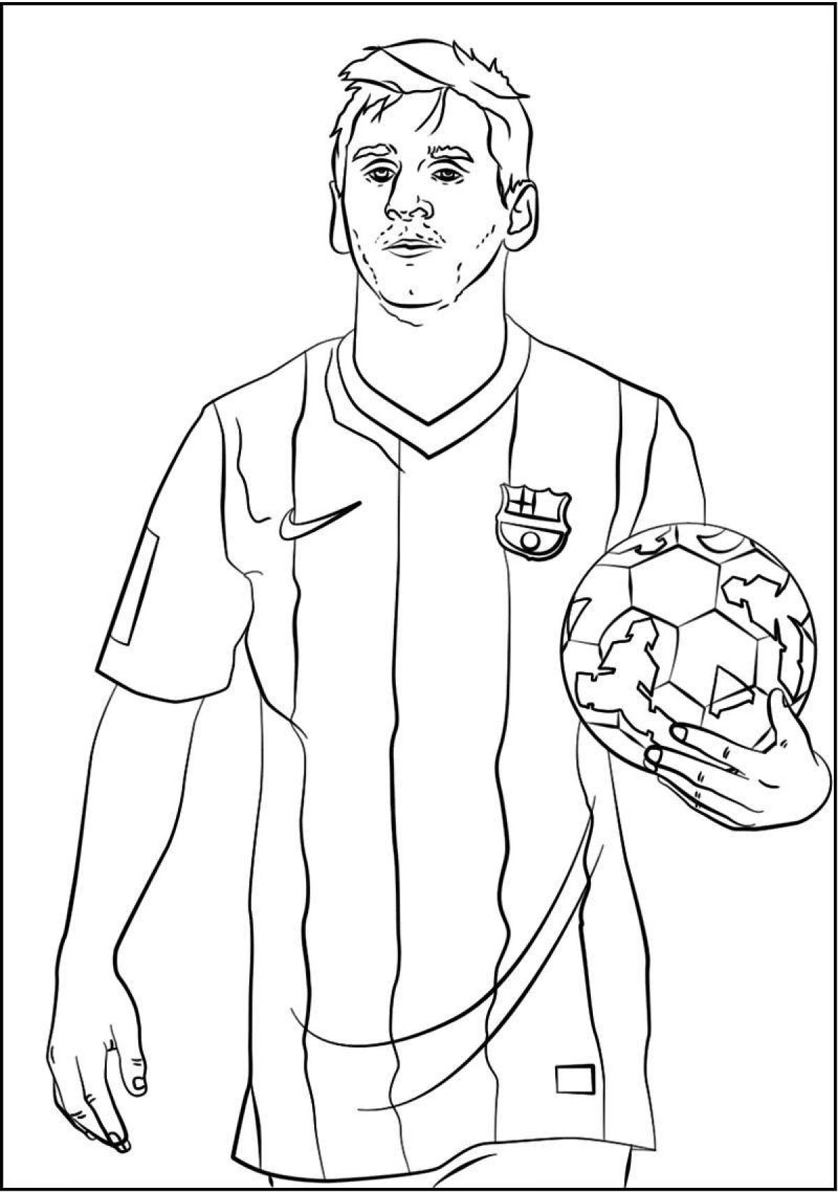 Great football coloring book