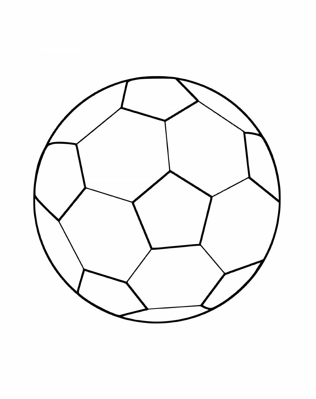 Exquisite football coloring book