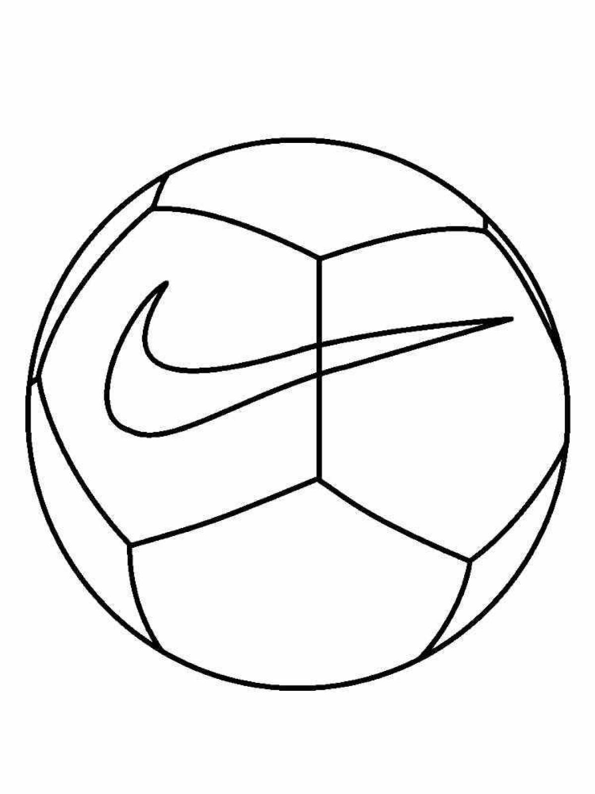 Coloring book amazing football