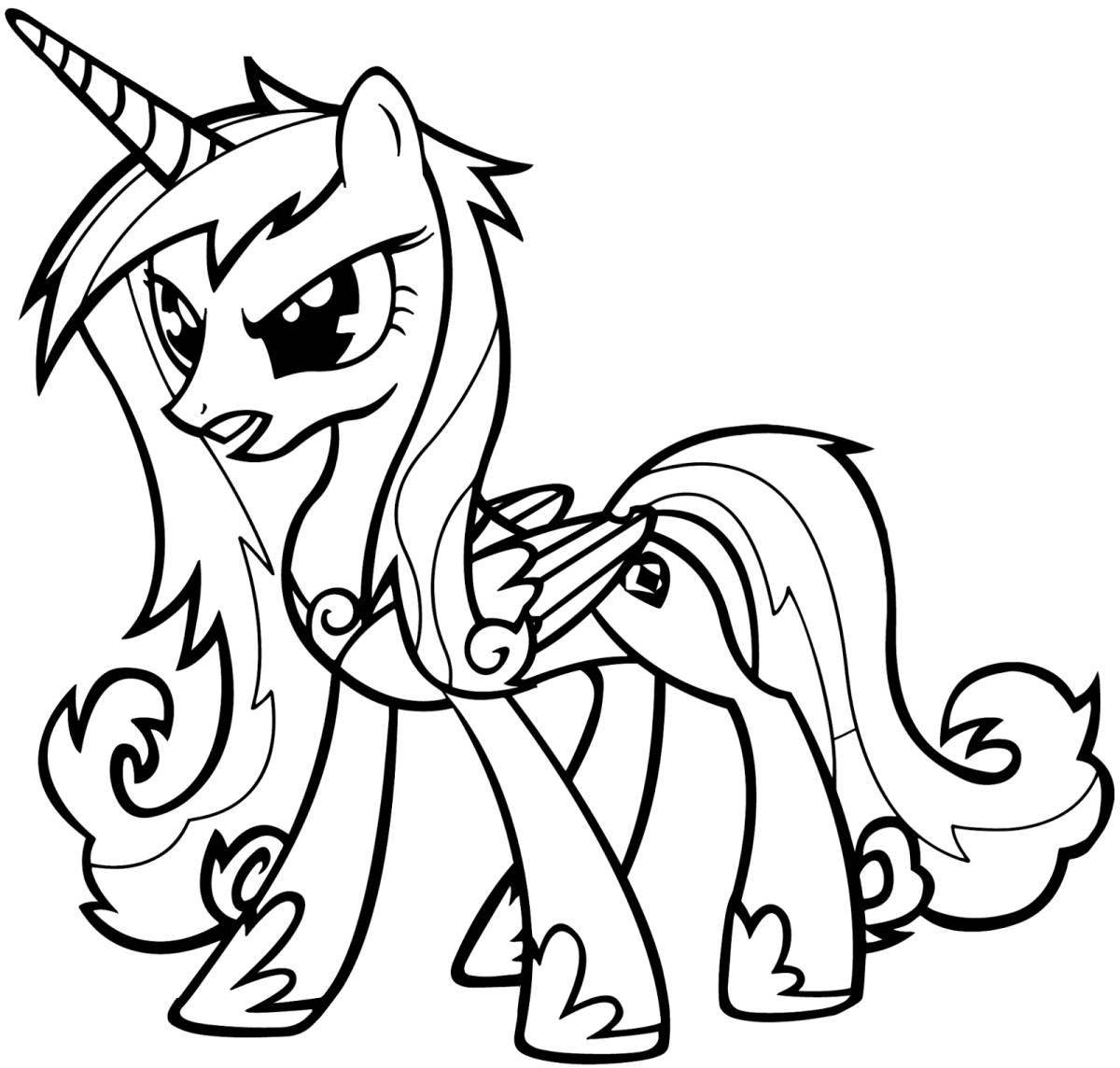 Playful cadence coloring page