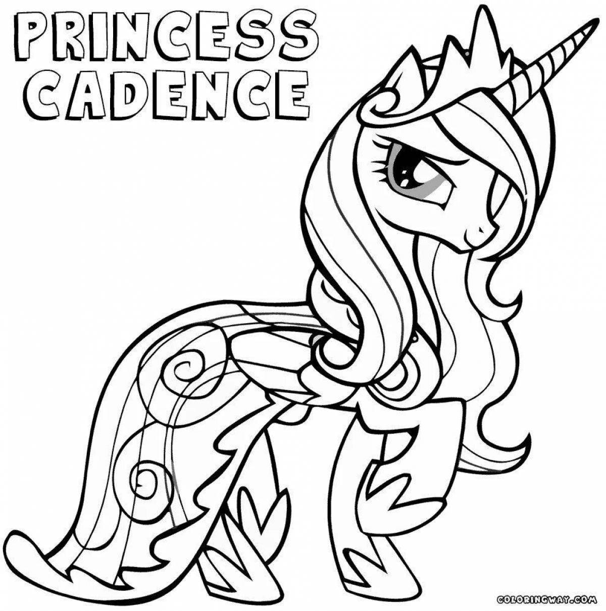 Charming cadence coloring book