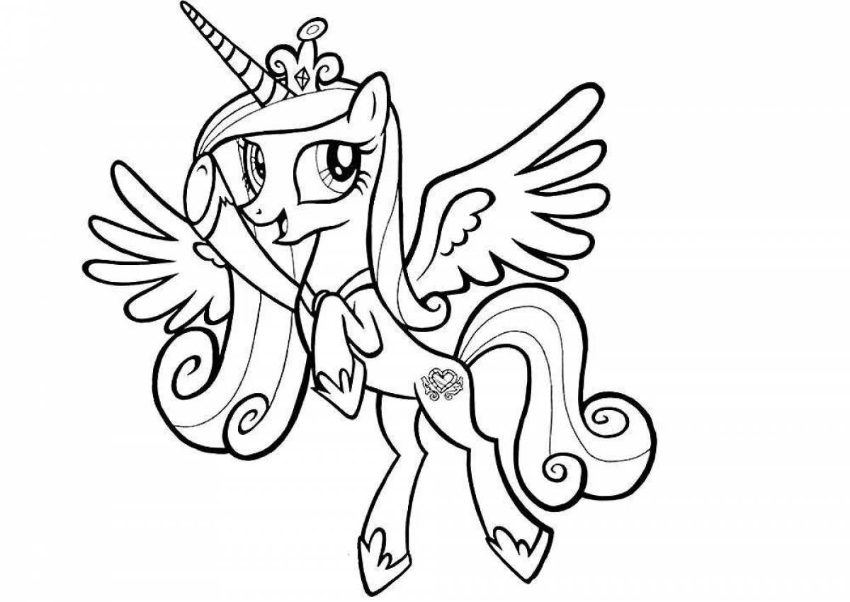Sparkling cadence coloring page