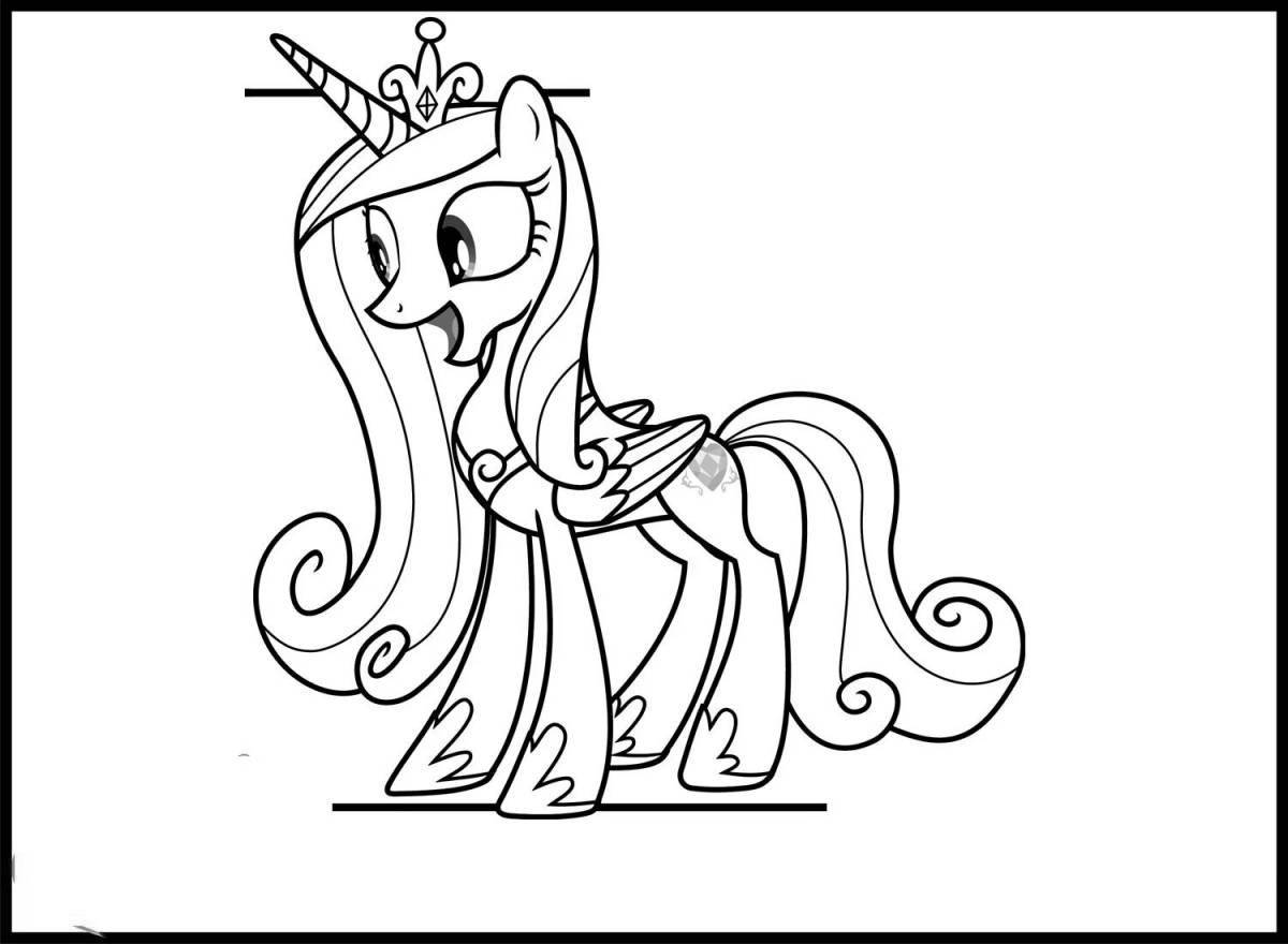 Animated cadence coloring page