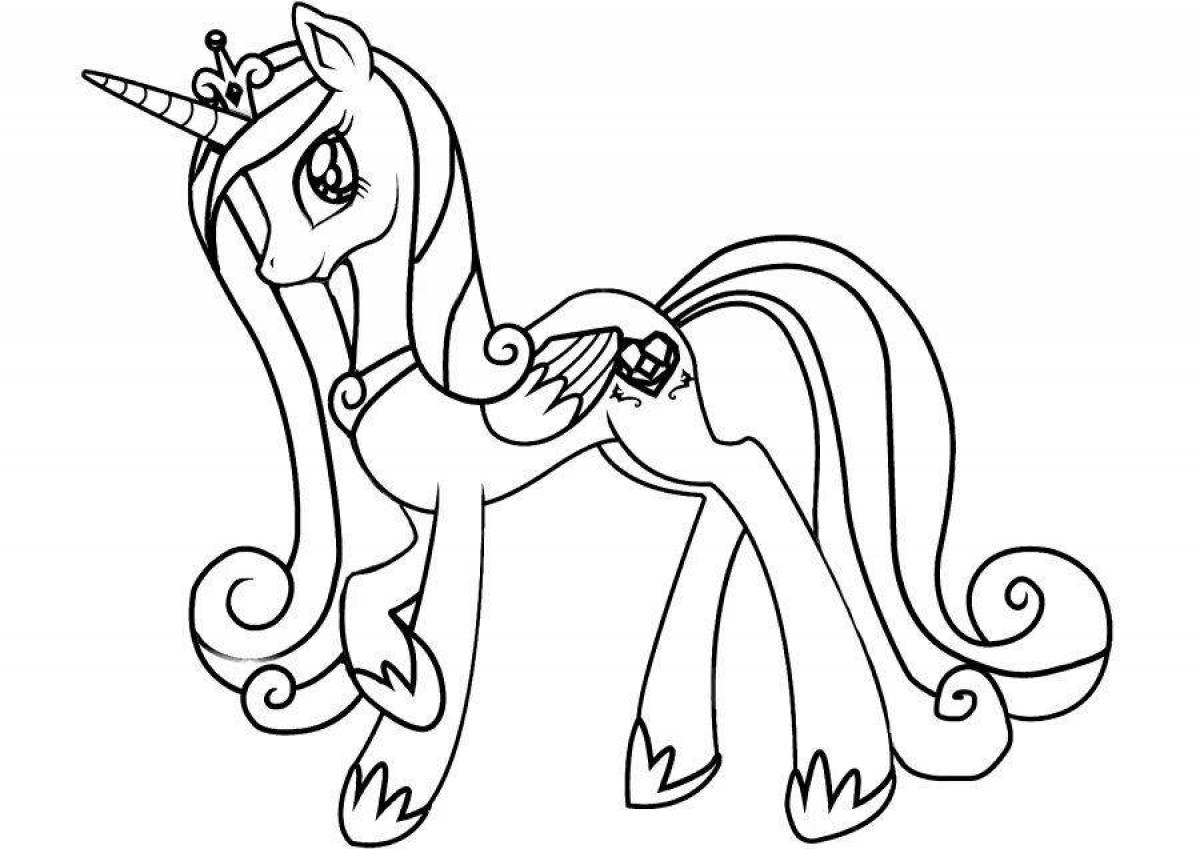 Fabulous cadence coloring page