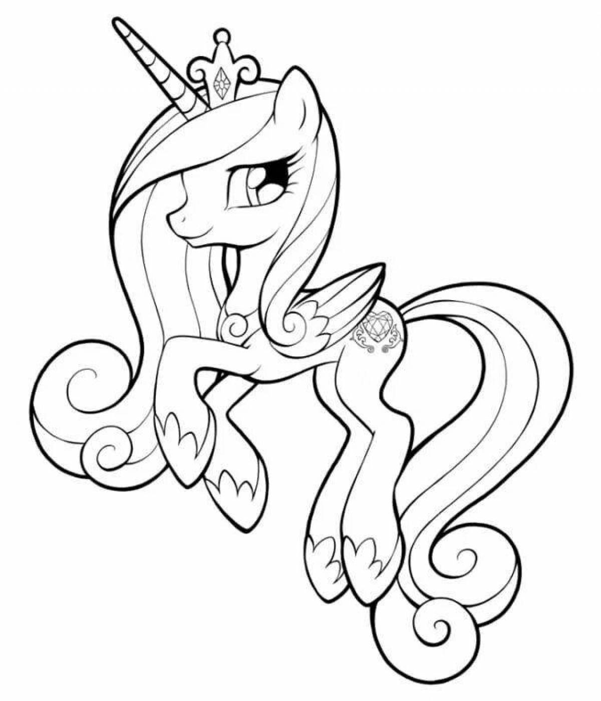 Color cadence coloring page