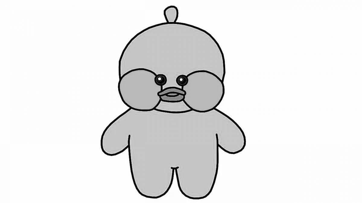 Lafanfan duck coloring page