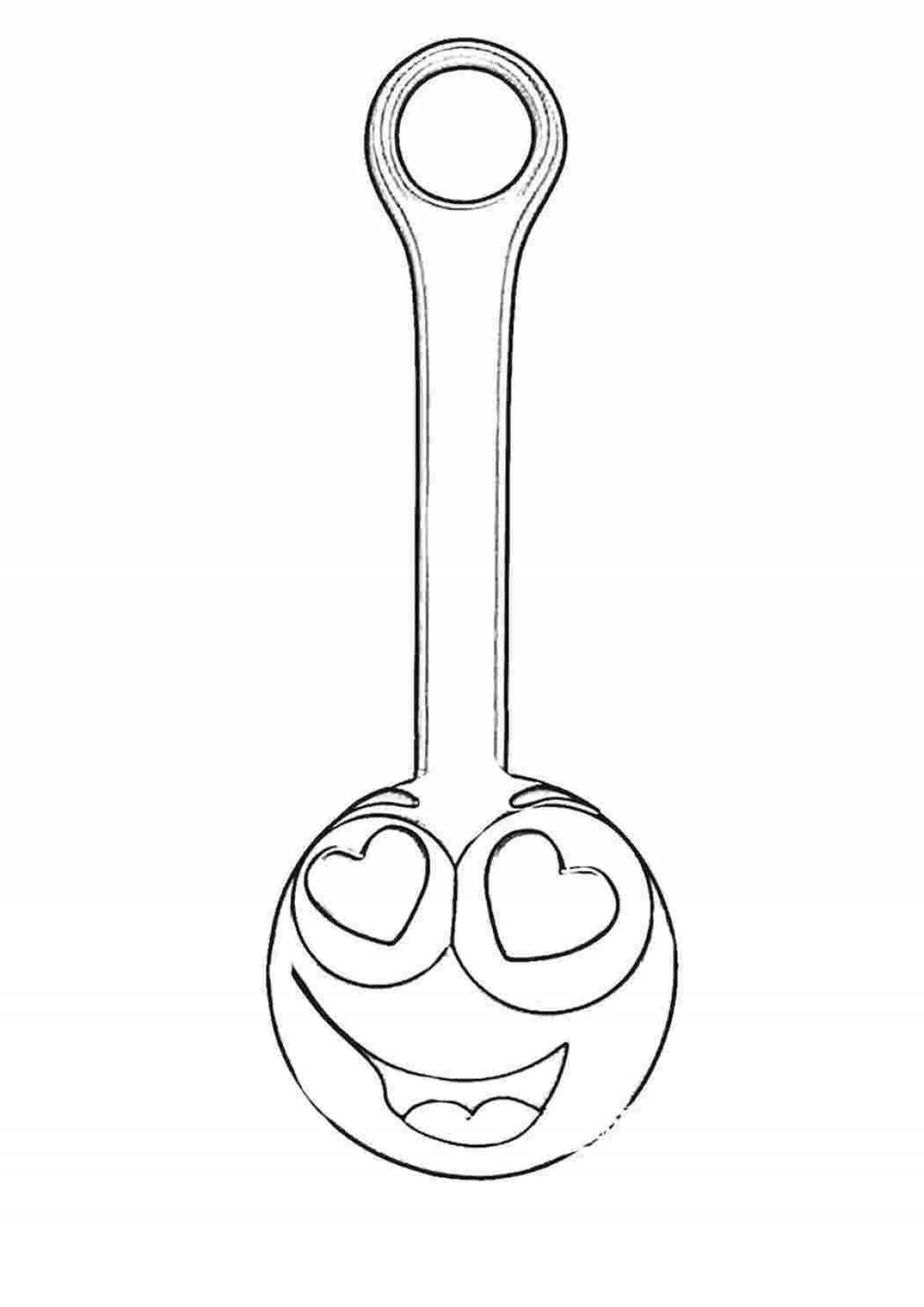 Fascinating fasteners coloring page