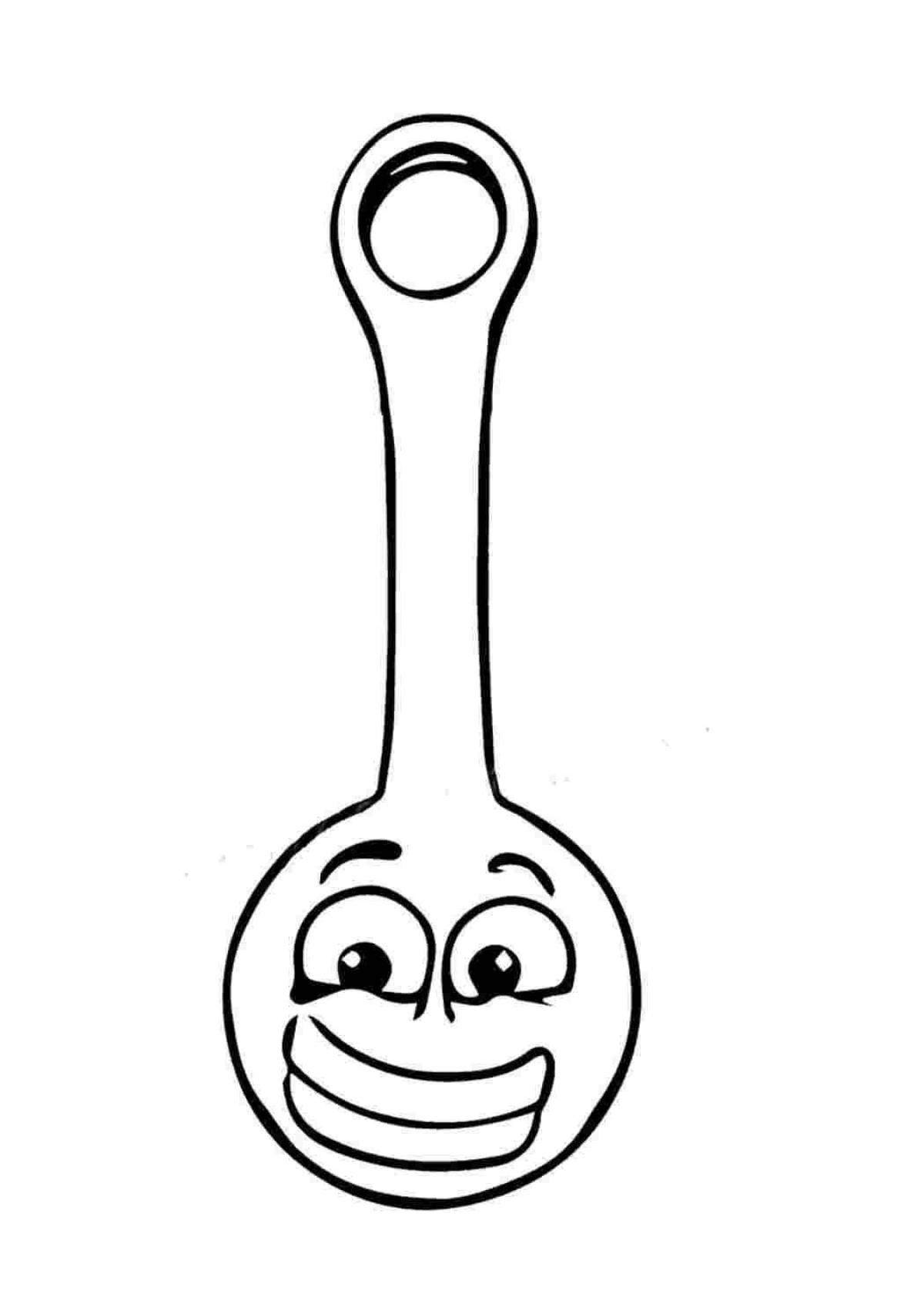 Coloring page magic fasteners