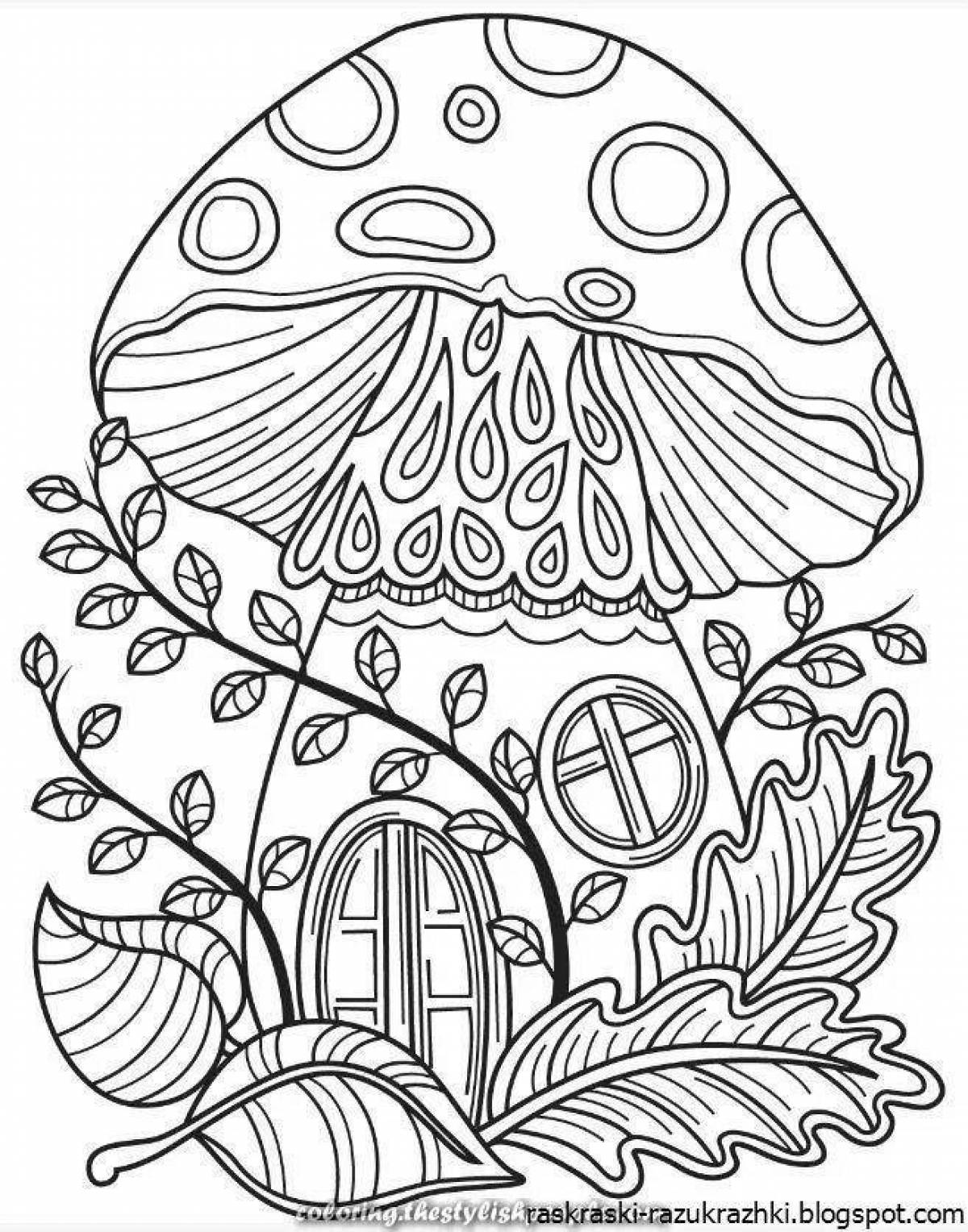 Grand coloring page antistress baby