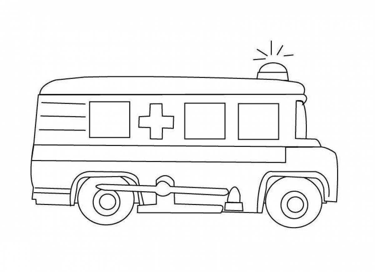 Great ground transportation coloring page
