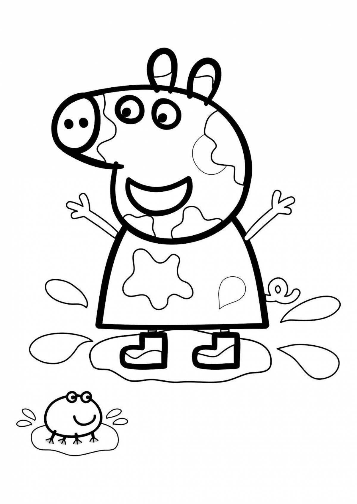 Great peppa pig coloring book
