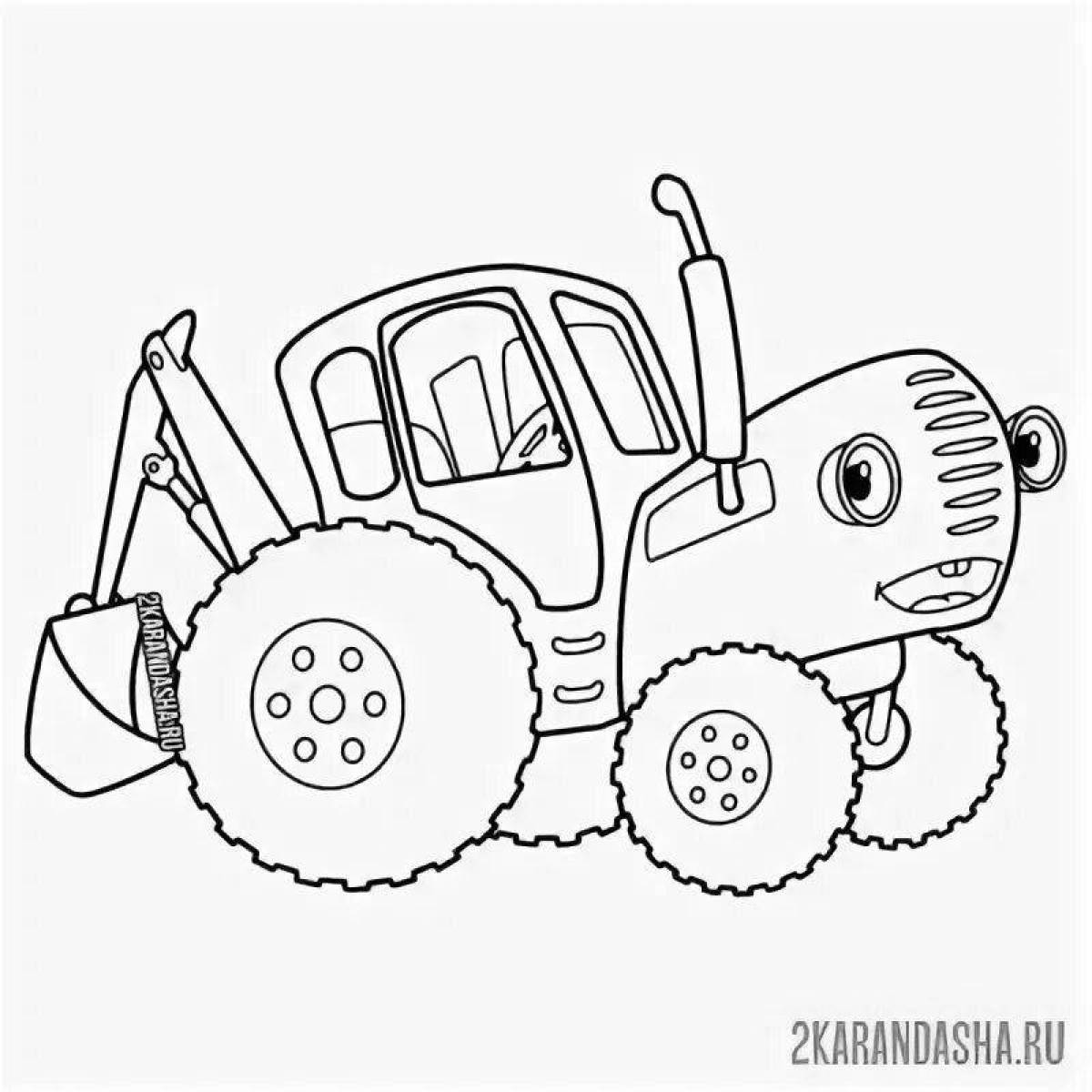 Animated cow coloring page