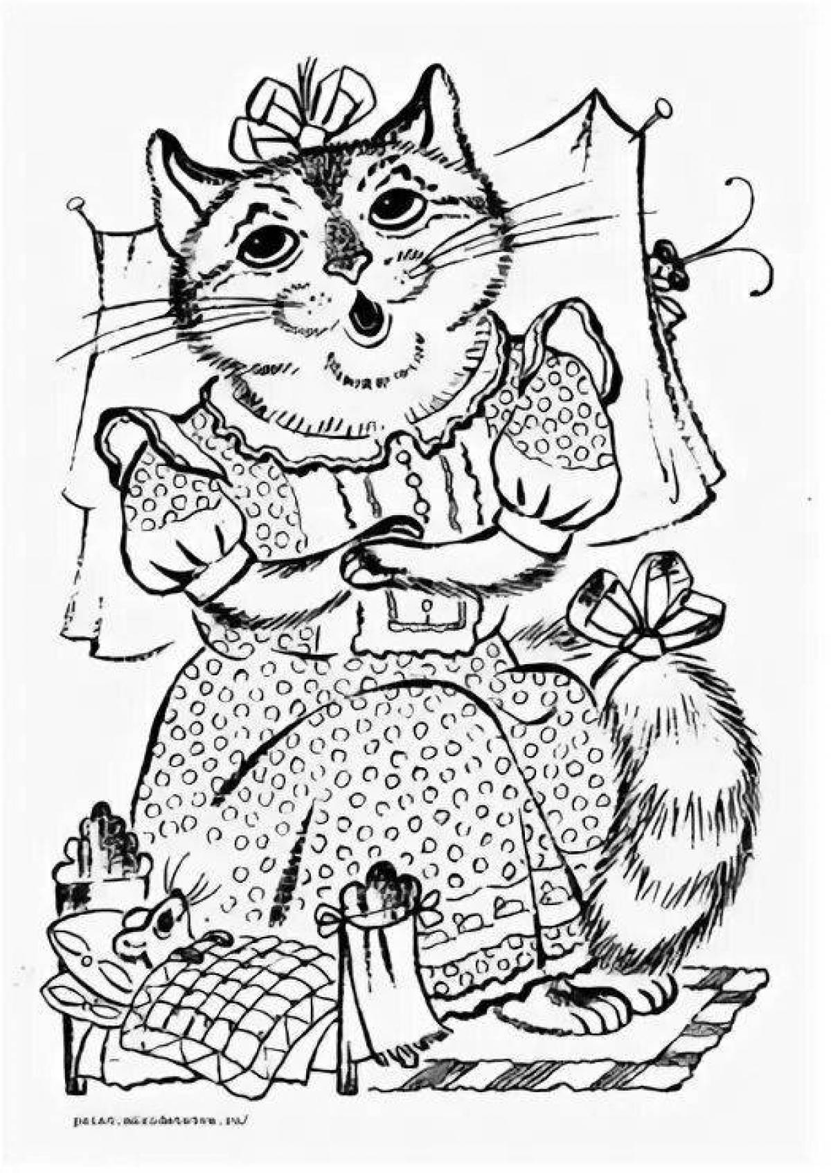 Fun coloring book tale of the silly little mouse