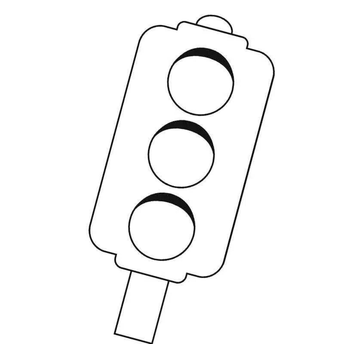 Traffic light picture for kids #2