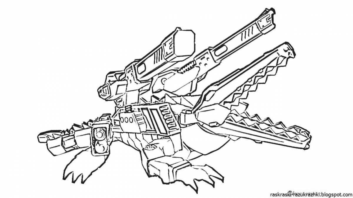 Colorful screamers coloring pages for kids