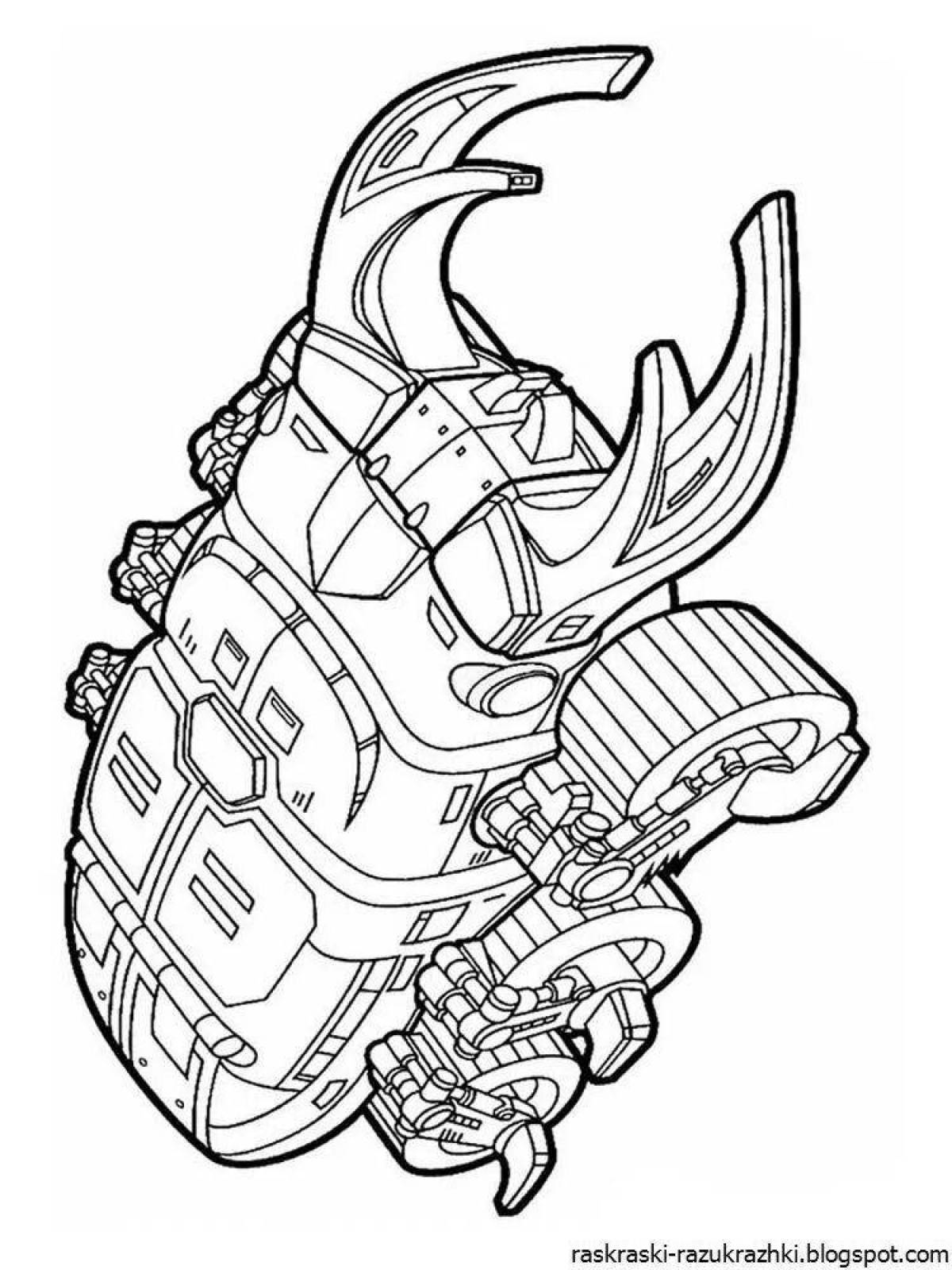 Exotic screamers coloring pages for kids