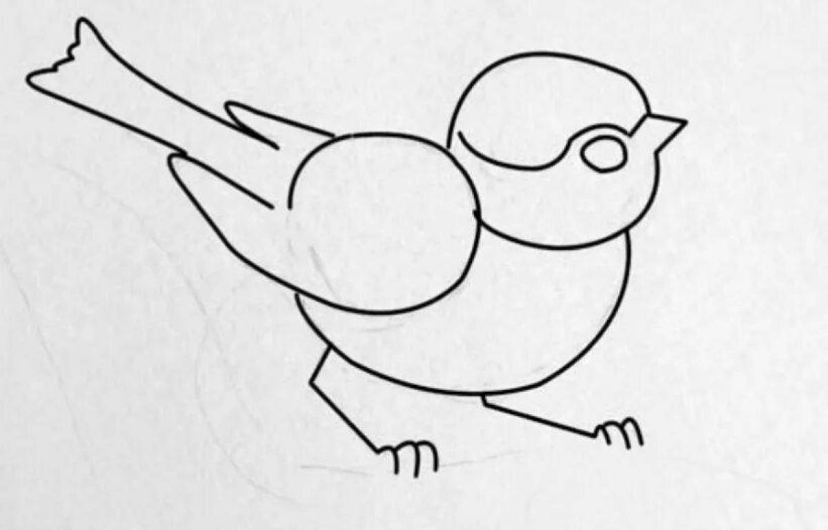 Children's tit coloring book for toddlers