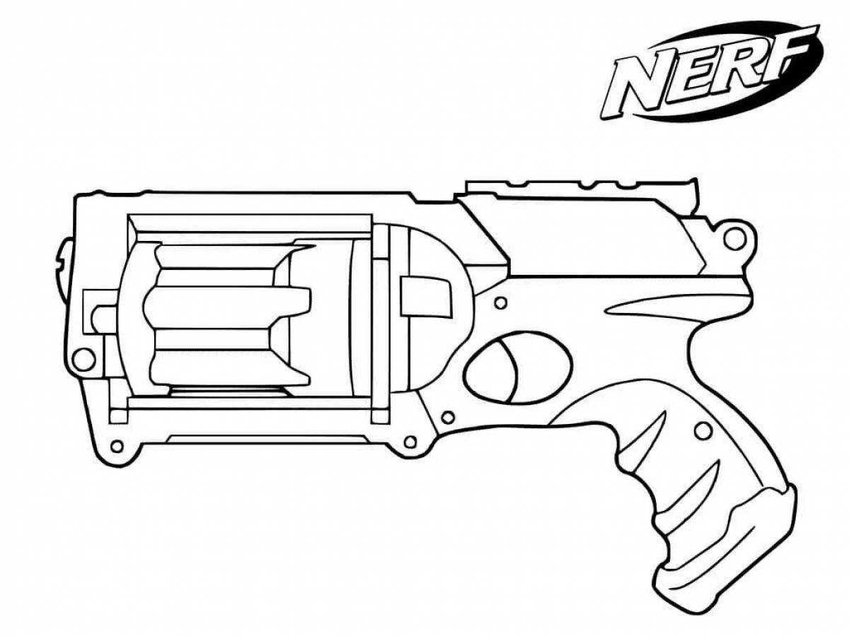 Nerf fun coloring