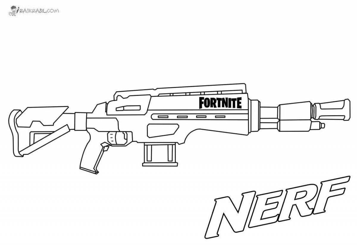Nerf fun coloring book