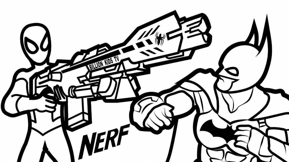Nerf magic coloring