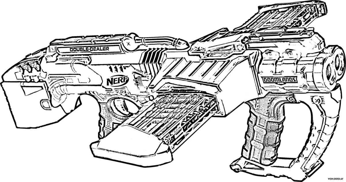 Nerf awesome coloring book