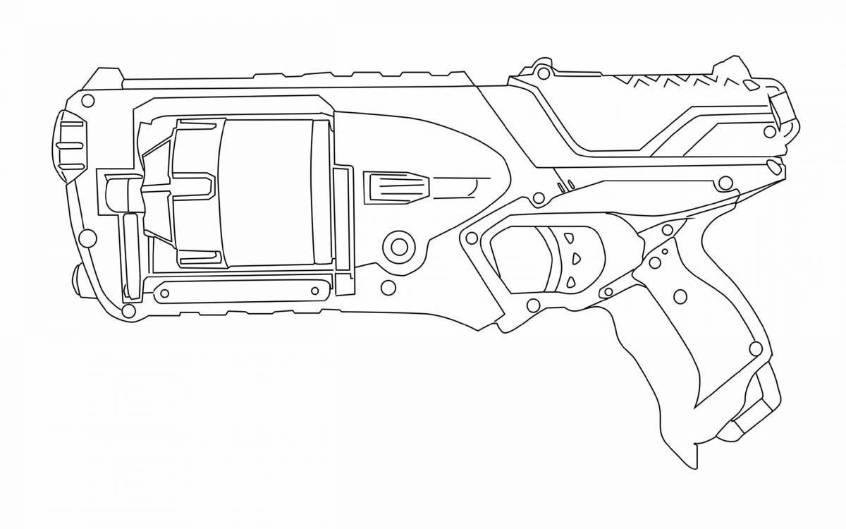 Nerf awesome coloring book