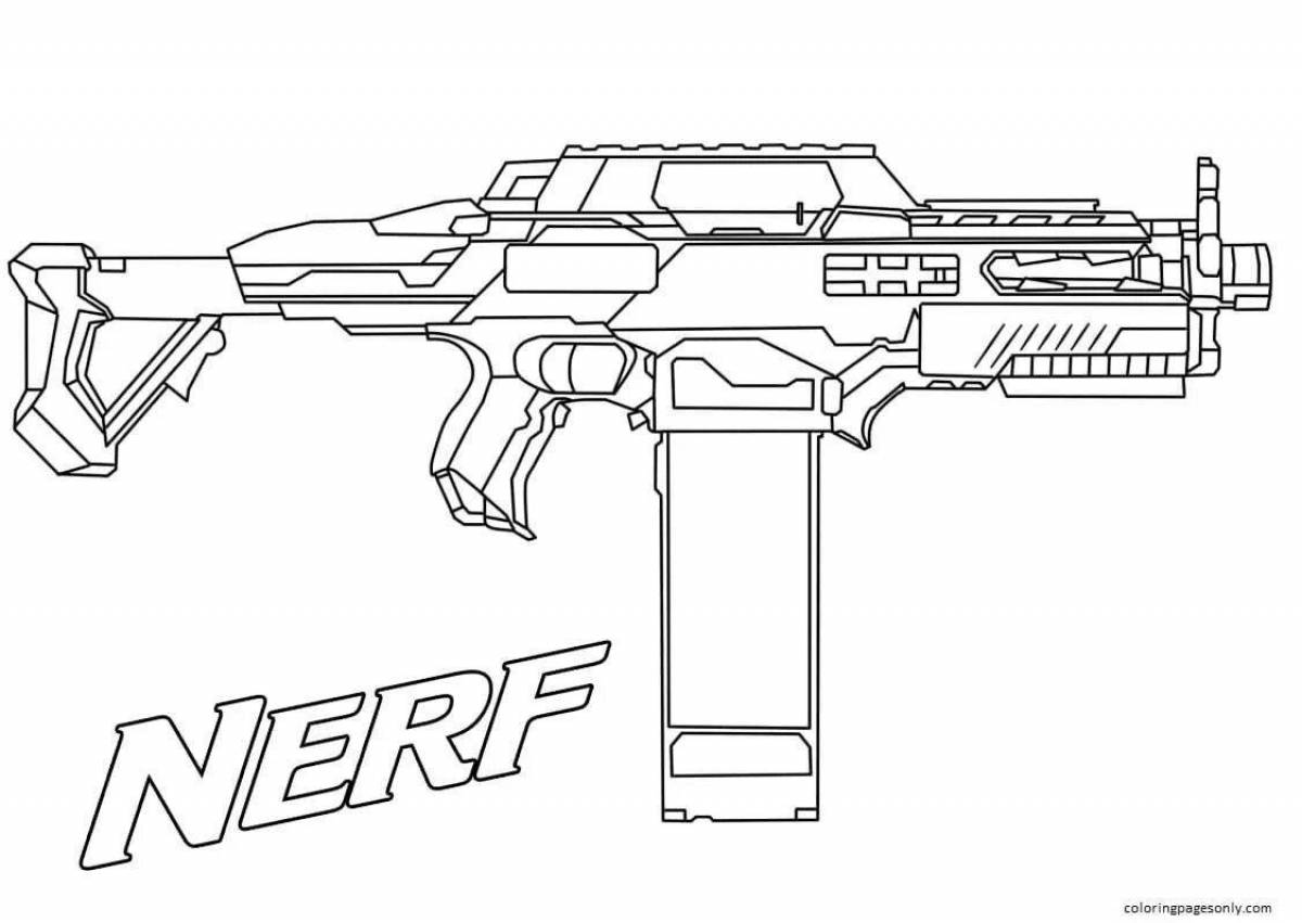 Nerf incredible coloring book
