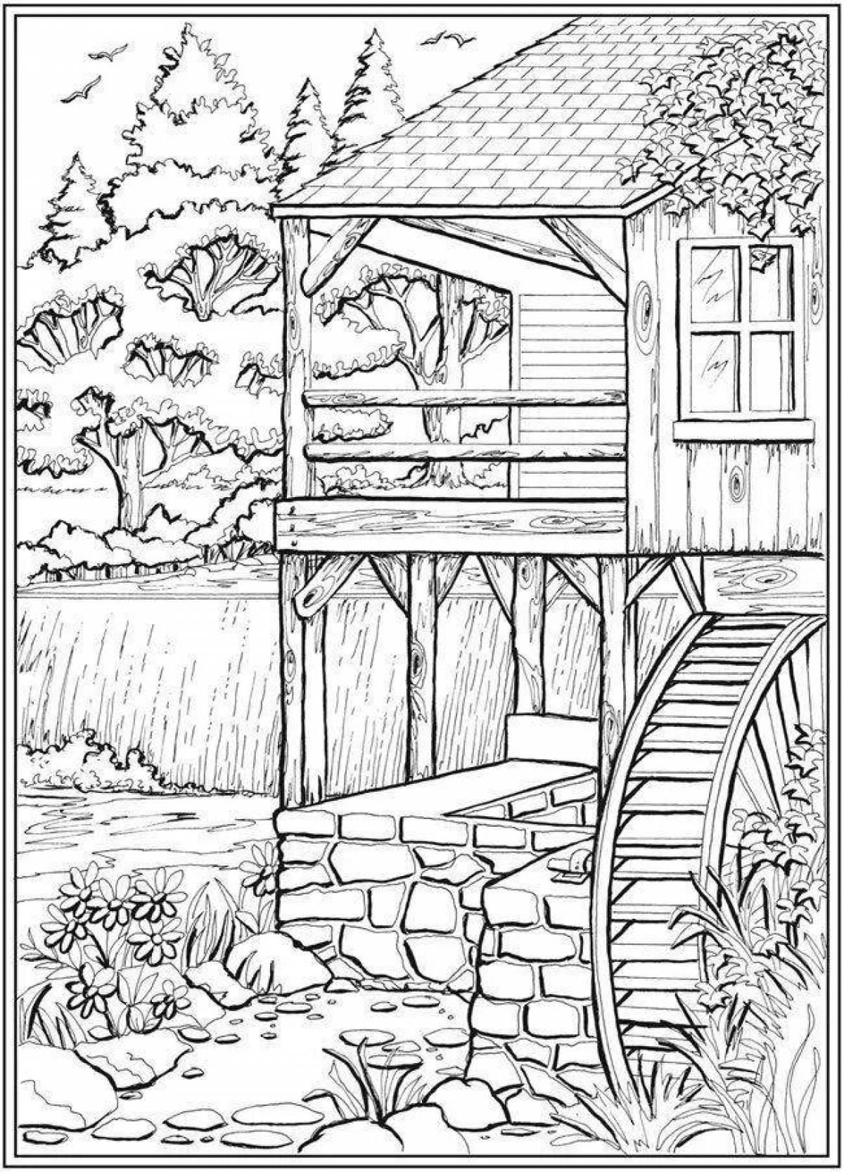 Creative haven - majestic coloring page