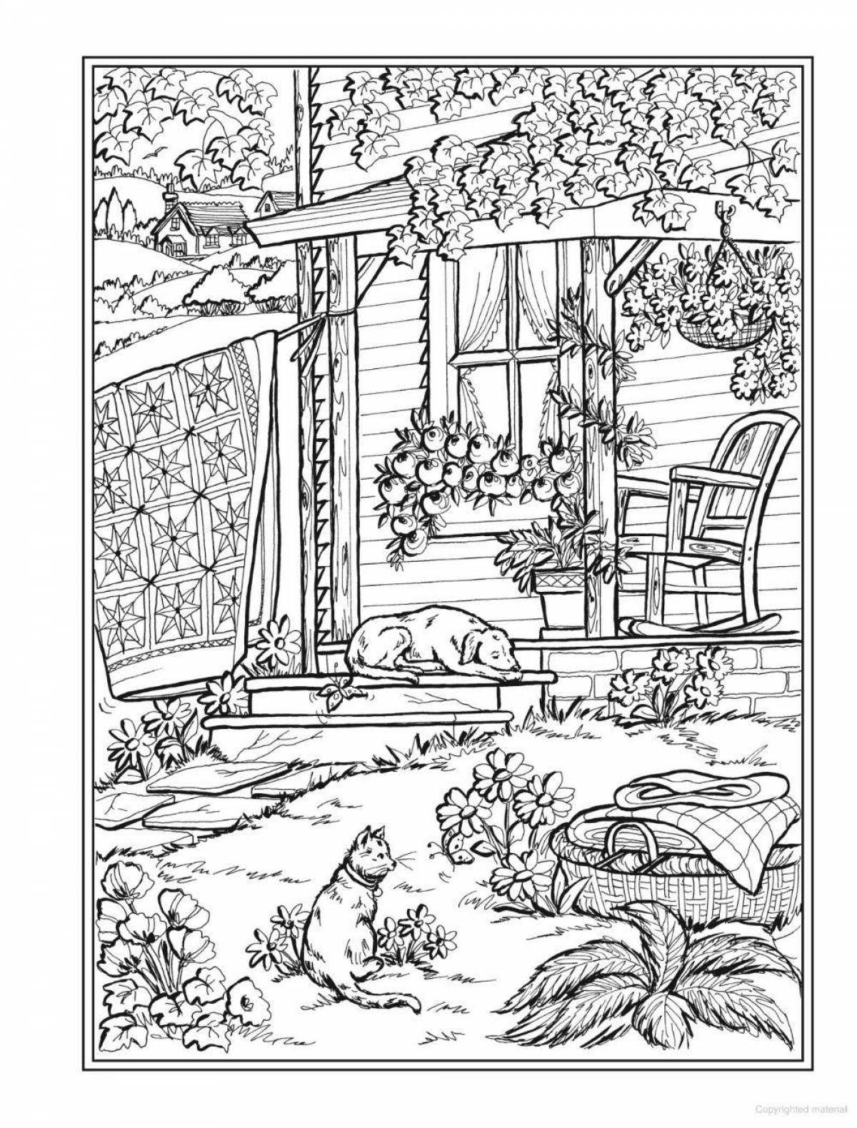 Creative haven coloring page - sublime