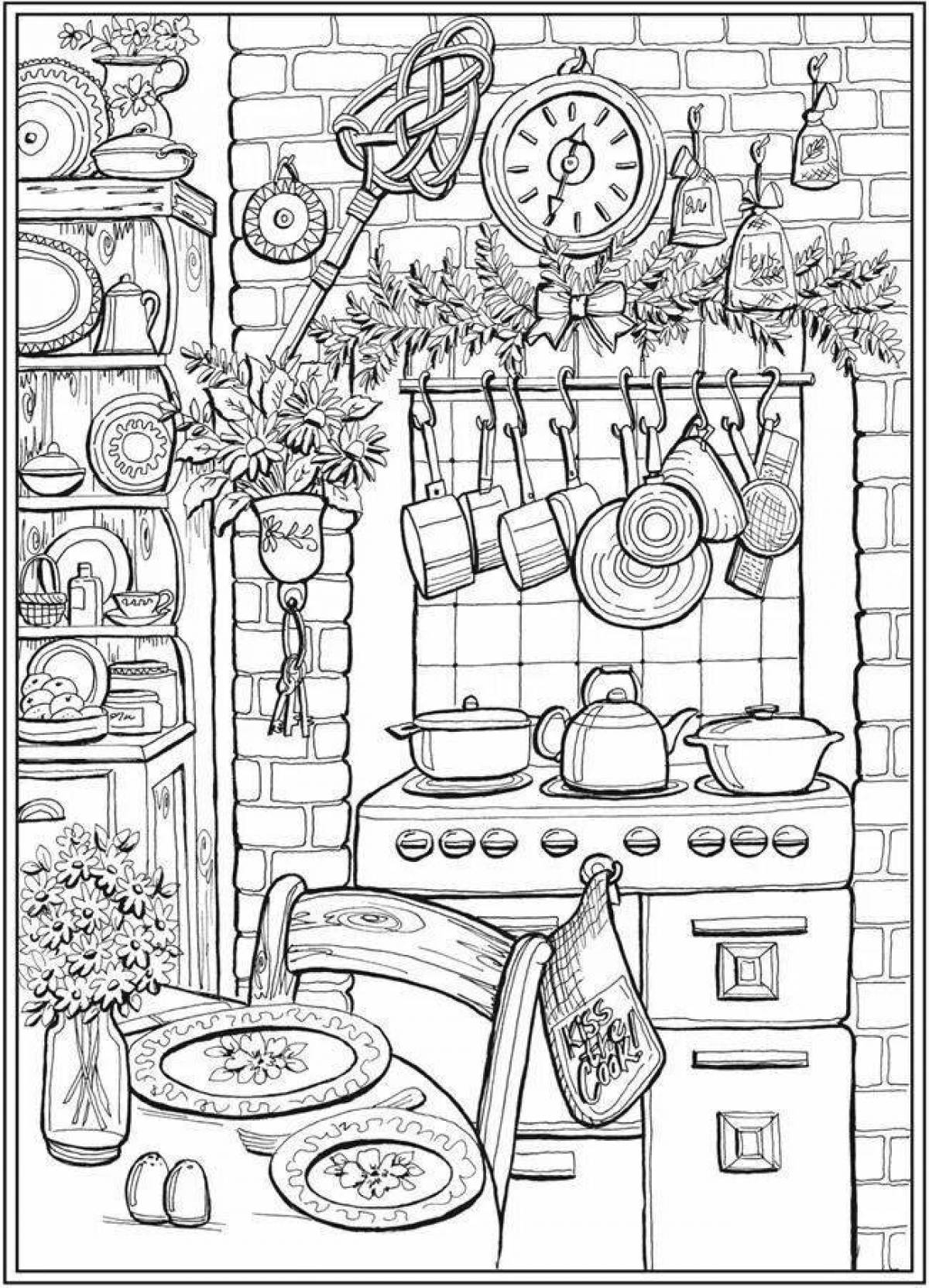 Creative haven coloring page - playful