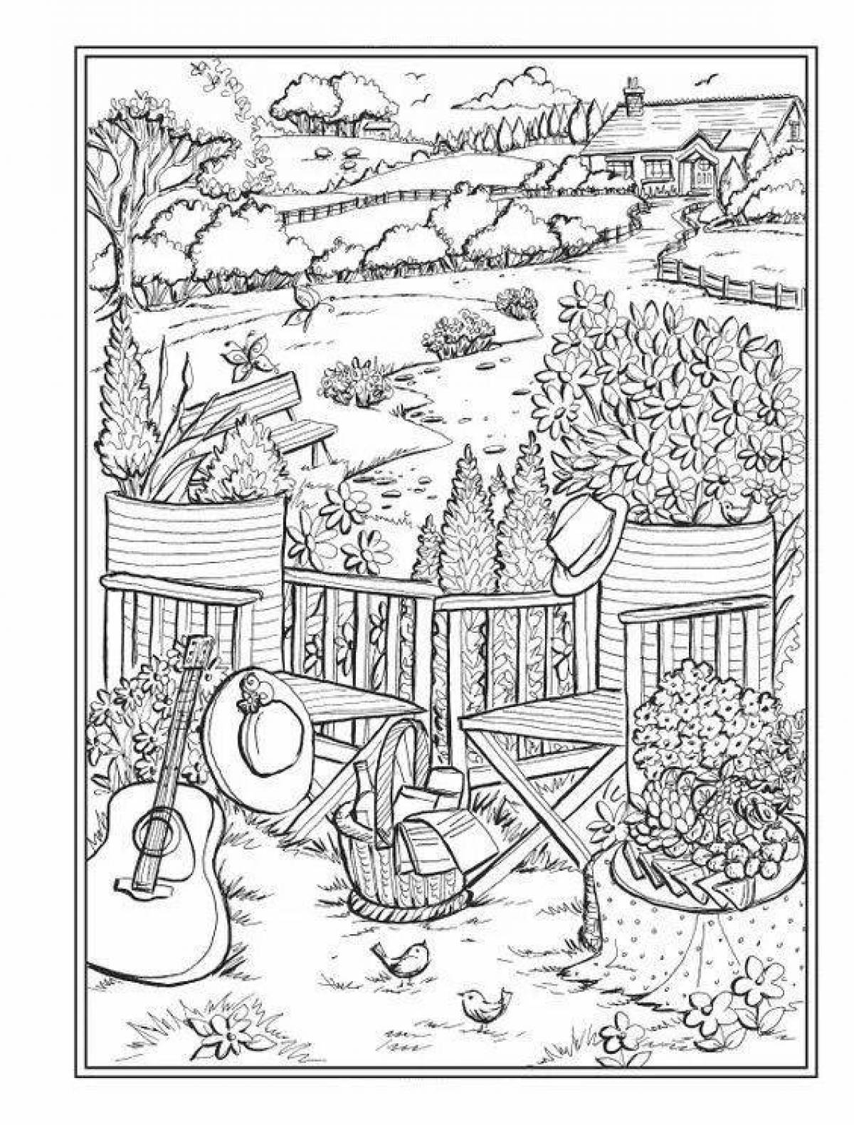 Creative haven coloring page - exquisite