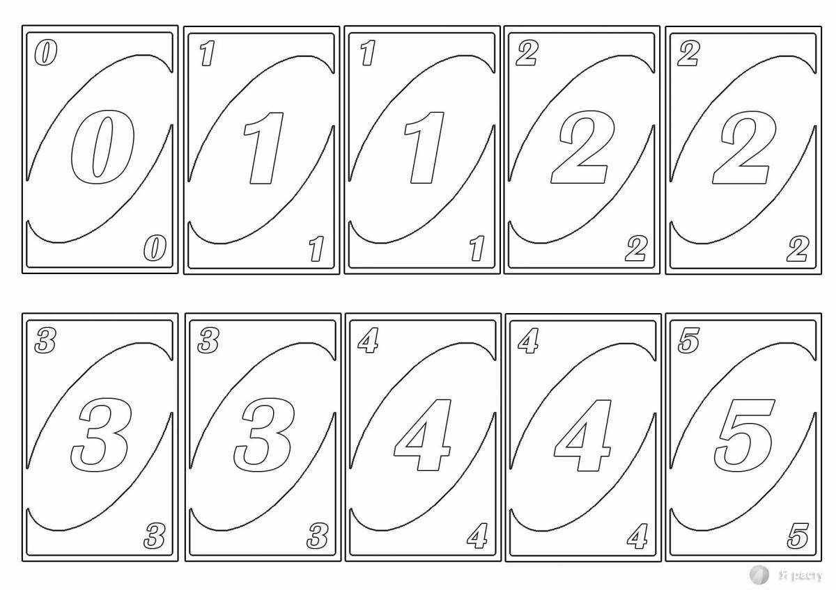 Uno Card Coloring Page Coloring Pages draw Four Uno Card
