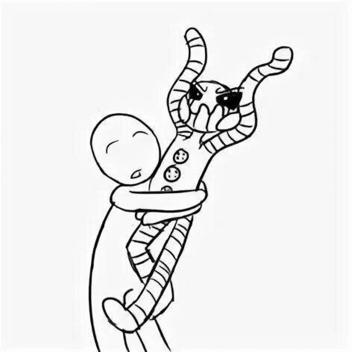 Grand puppet fnaf coloring page