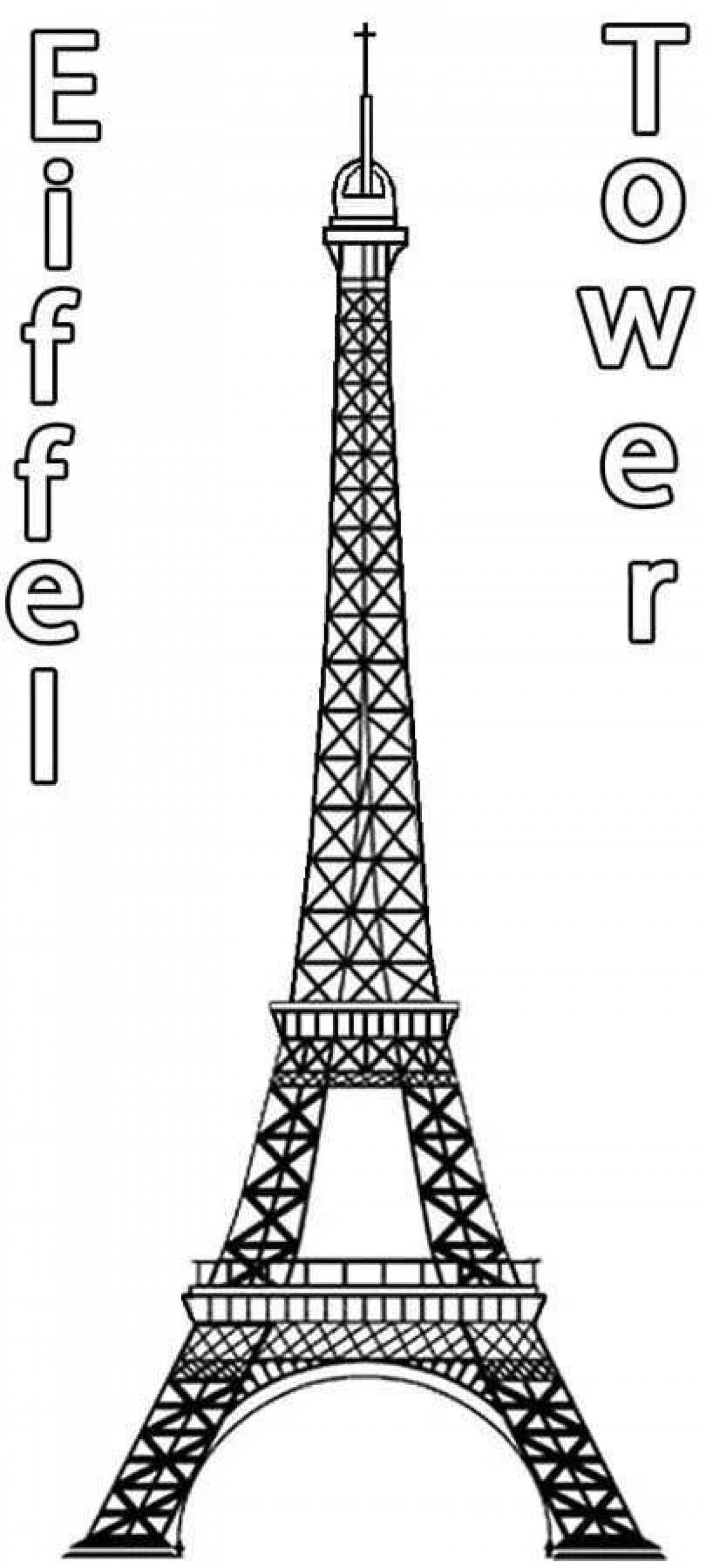 Eiffel tower live coloring