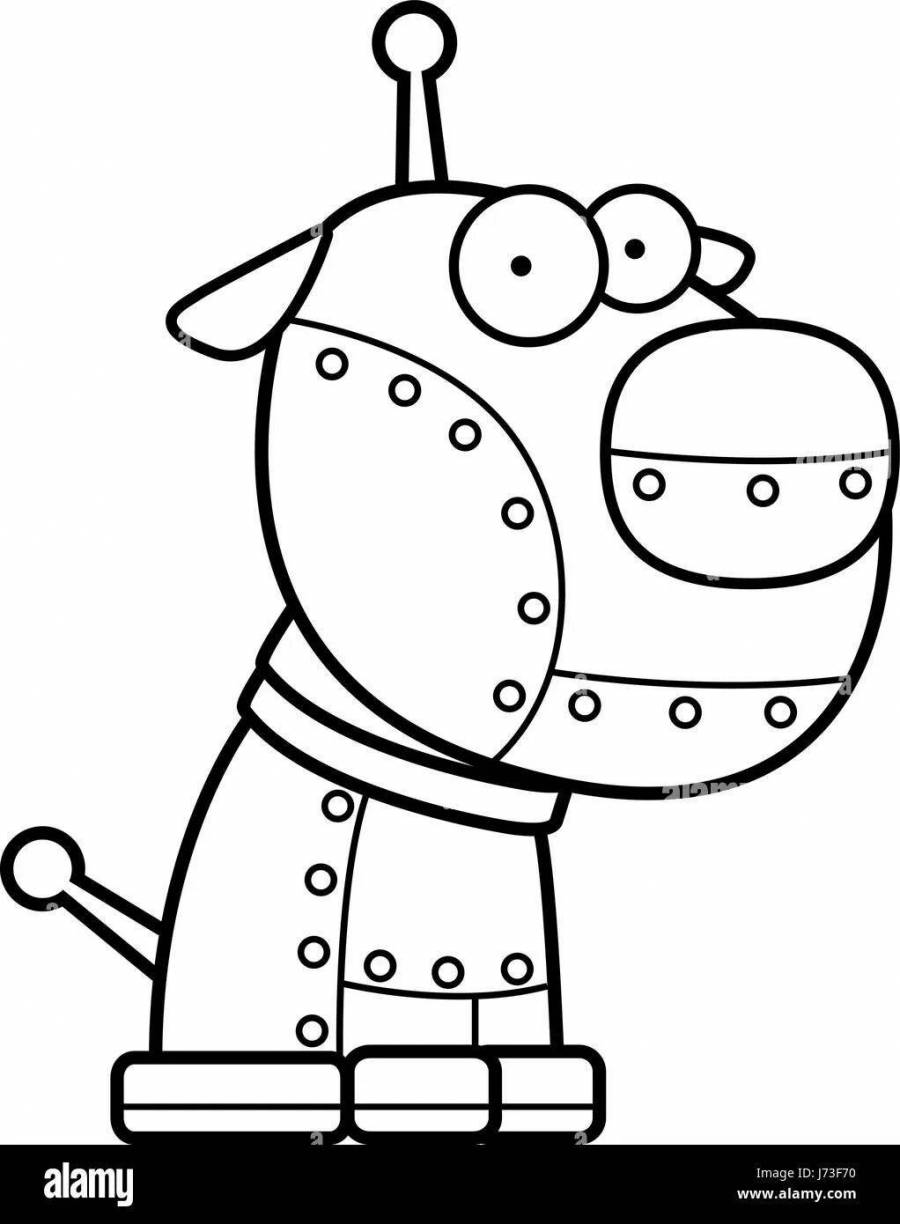 Раскраски Робот Пес +67 фото и картинок, распечатать бесплатно.