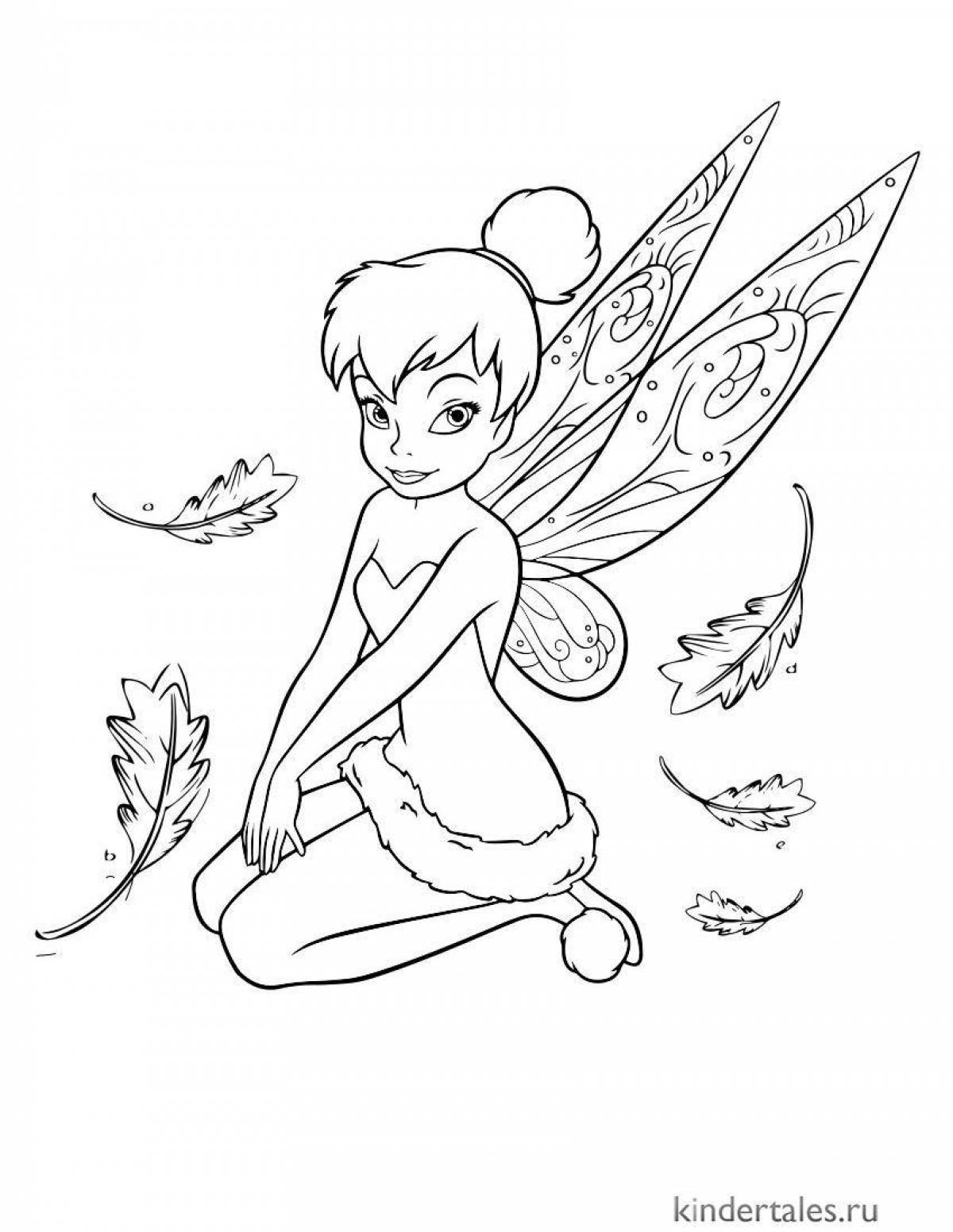 Fun coloring fairy din