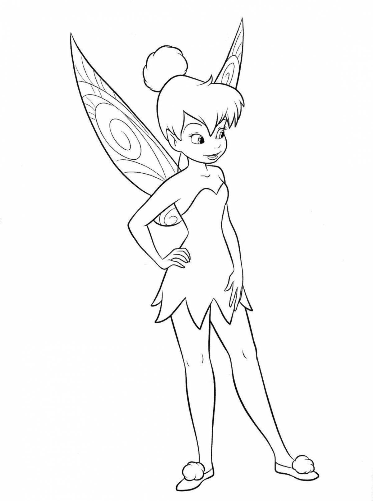 Exotic coloring fairy din